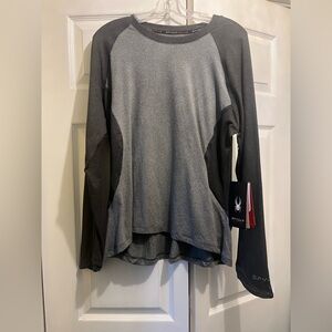 Spyder Two-Tone Gray and Black Shirt